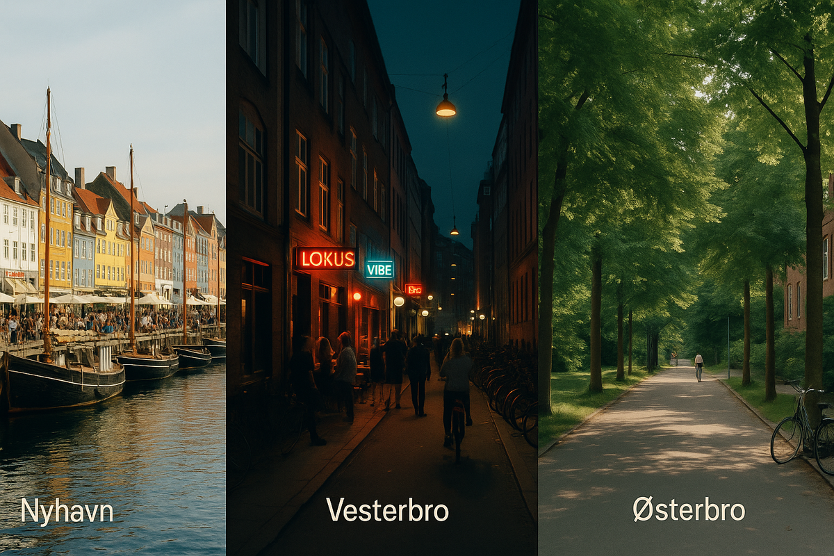 Indre By_Vesterbro_Østerbro